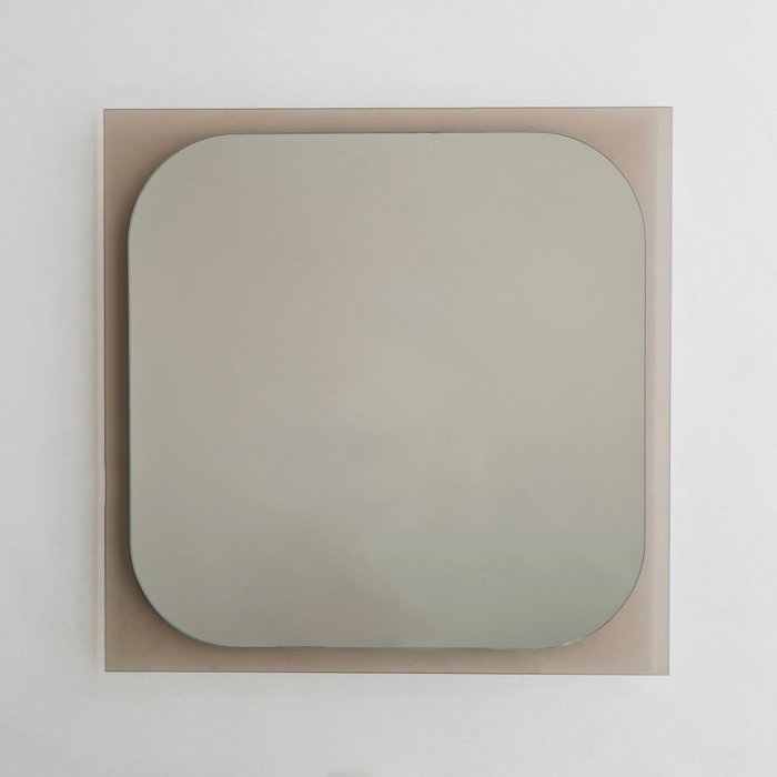 Hanah Home Espejo Ecológico Flotal-E Bronce 65 x 65 cm